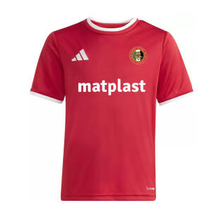 adidas GKS Piast juniorska koszulka treningowa czerwona