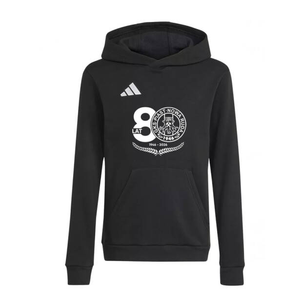adidas GKS Piast 80-lecie juniorska bluza bawełna czarna 