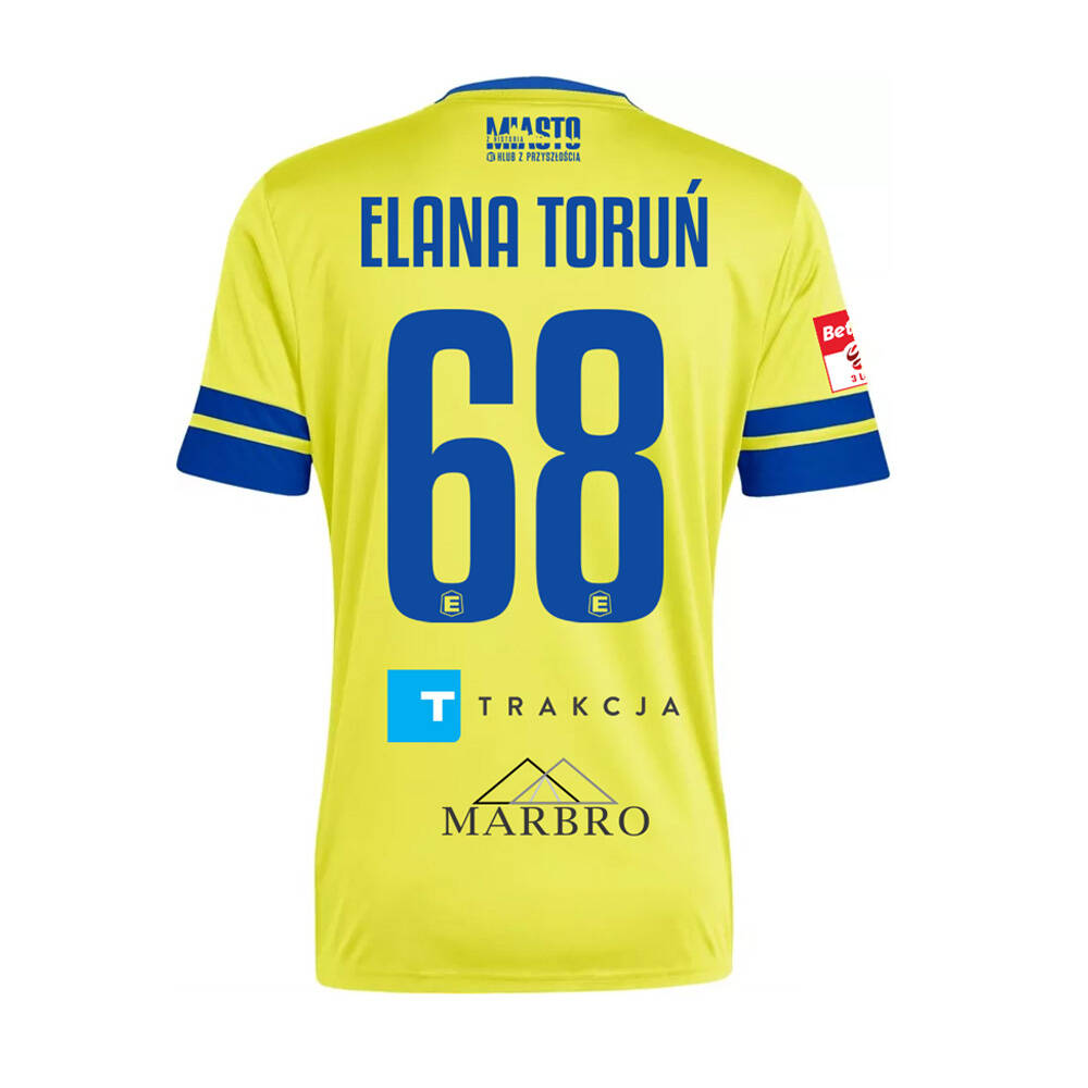 adidas Elana Toruń juniorska koszulka meczowa domowa '68