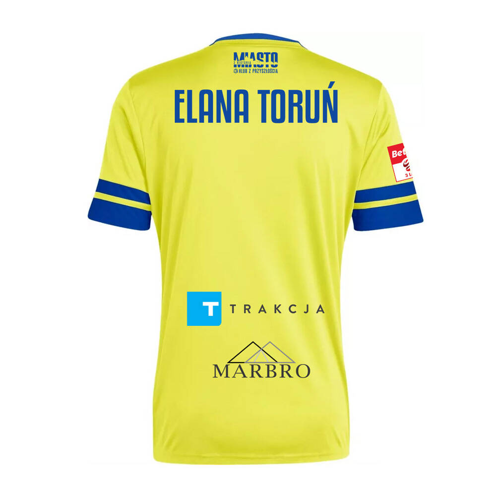 adidas Elana Toruń męska koszulka meczowa domowa bez numeru