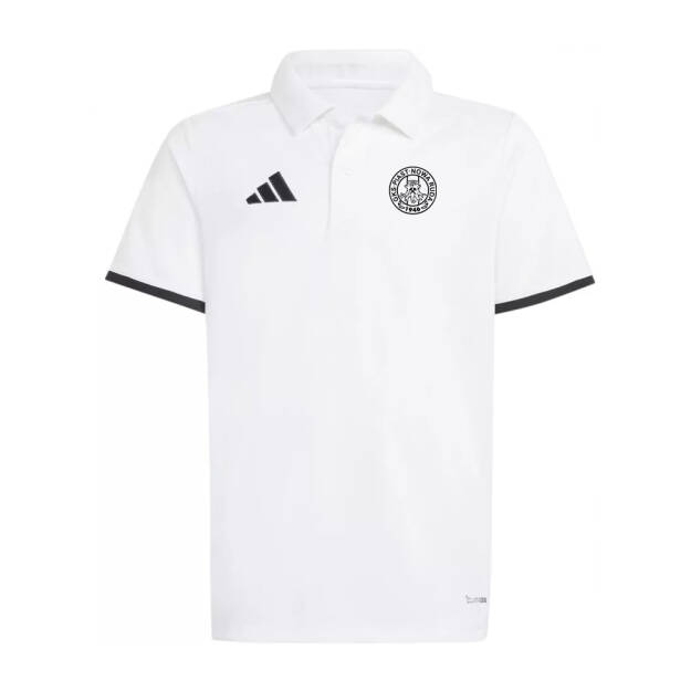 adidas GKS Piast juniorska koszulka polo białe